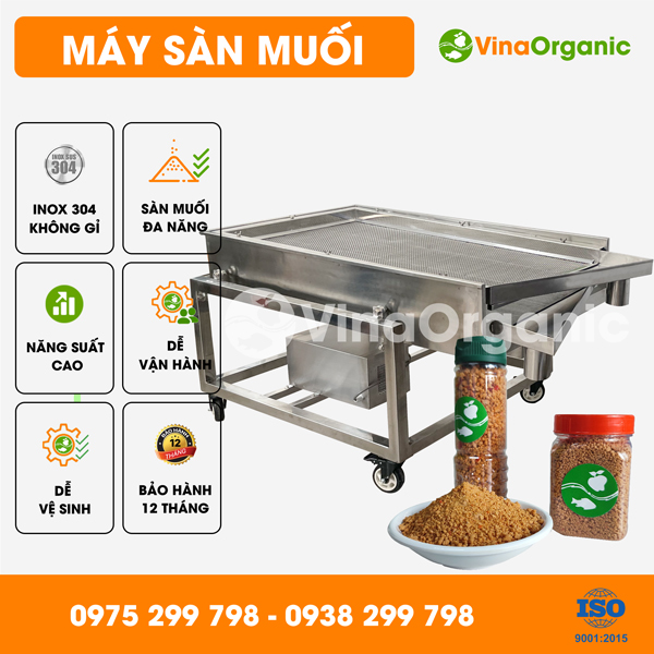 SM612 - Máy sàn muối, sàn lọc muối khi chế biến