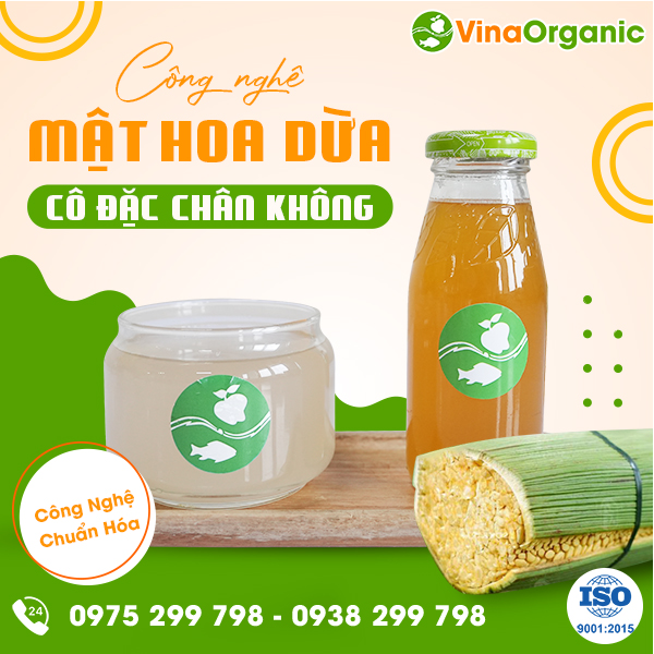 Chuyển giao công nghệ mật hoa dừa cô đặc chân không cao cấp