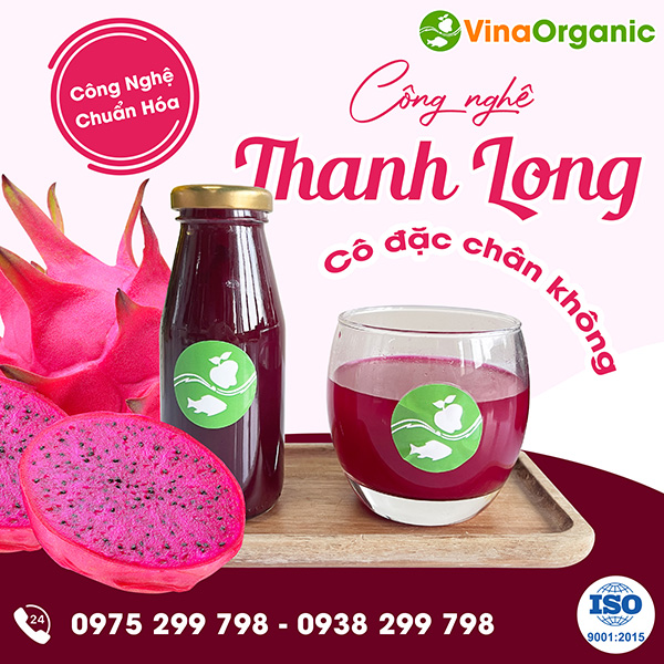 Chuyển giao công nghệ nước ép thanh long cô đặc chân không, giữ nguyên màu