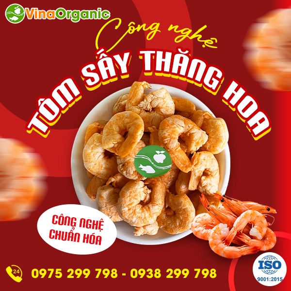 Chuyển giao công nghệ tôm sấy thăng hoa giòn xốp, thơm ngon tự nhiên