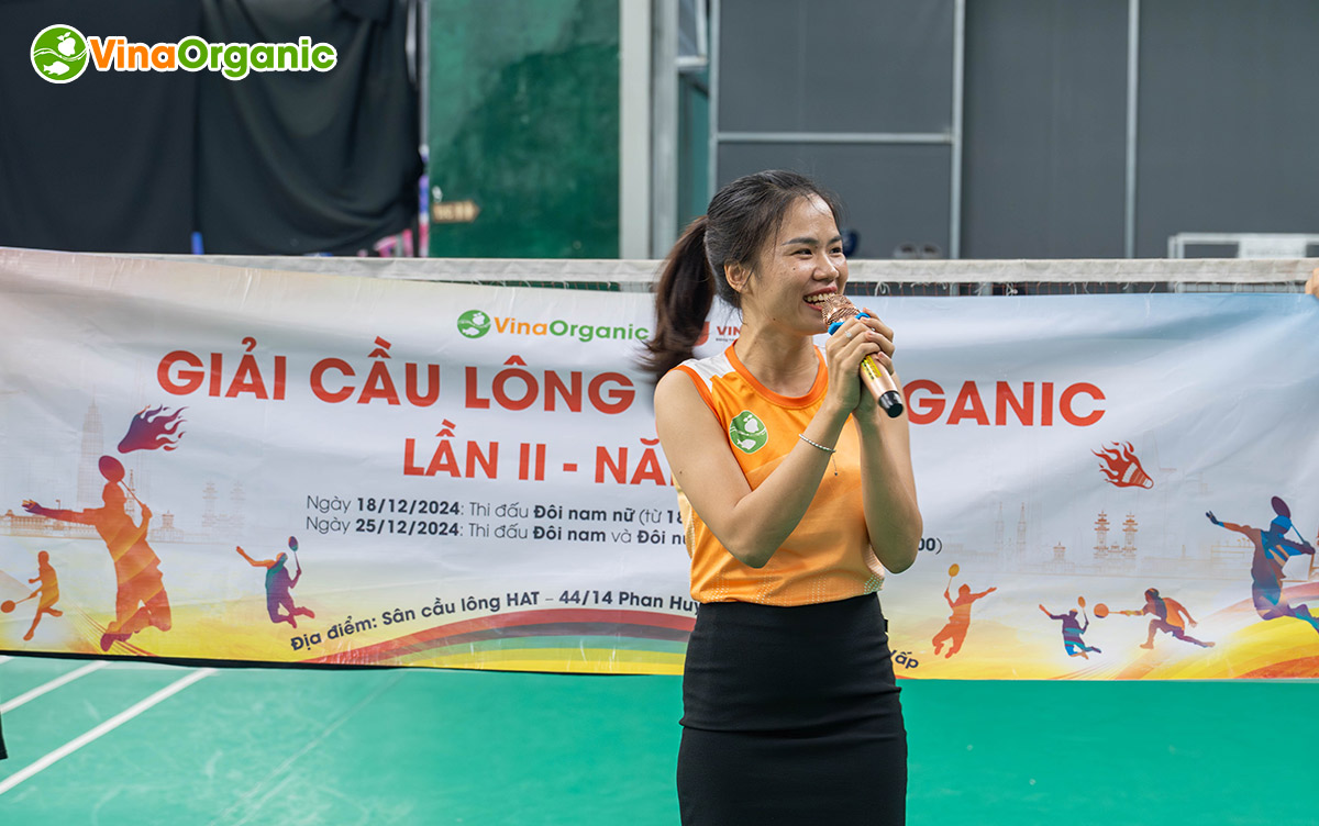 VinaOrganic đã tổ chức thành công giải cầu lông nội bộ lần 2, mang đến sân chơi thể thao lành mạnh và đầy ý nghĩa cho toàn thể nhân viên.