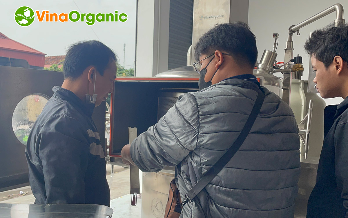 Hoàn tất bàn giao dây chuyền chiên chân không 30kg và 50kg, sẵn sàng sản xuất các sản phẩm sấy giòn tại Hưng Yên. Liên hệ Hotline: 0975299798