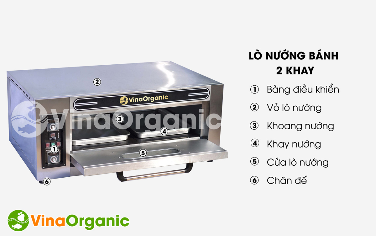 Lò nướng bánh 2 khay, model LN246 nướng bánh mì, bánh mầm gạo lứt nhanh chóng, chất lượng. Liên hệ Hotline/Zalo 0938299798 - 0975299798.