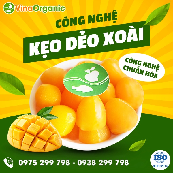Chuyển giao công nghệ Kẹo dẻo xoài độc đáo, đậm vị xoài tự nhiên