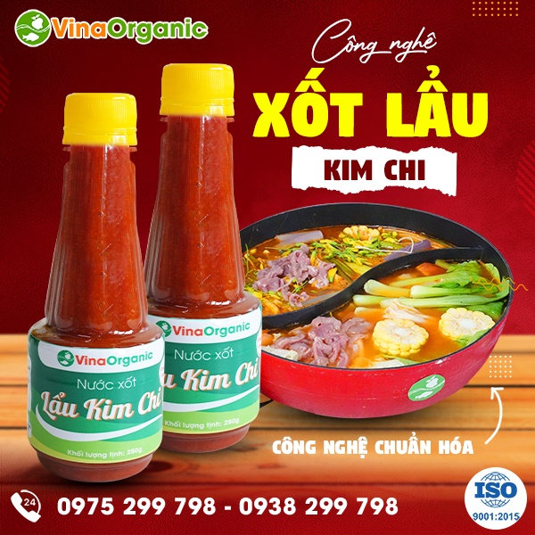 Chuyển giao công nghệ xốt lẩu Kim chi chua cay hoà quyện, bảo quản lâu