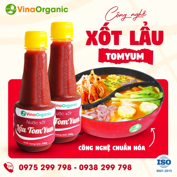 Chuyển giao công nghệ xốt lẩu Tomyum chua cay đậm đà, màu sắc bắt mắt