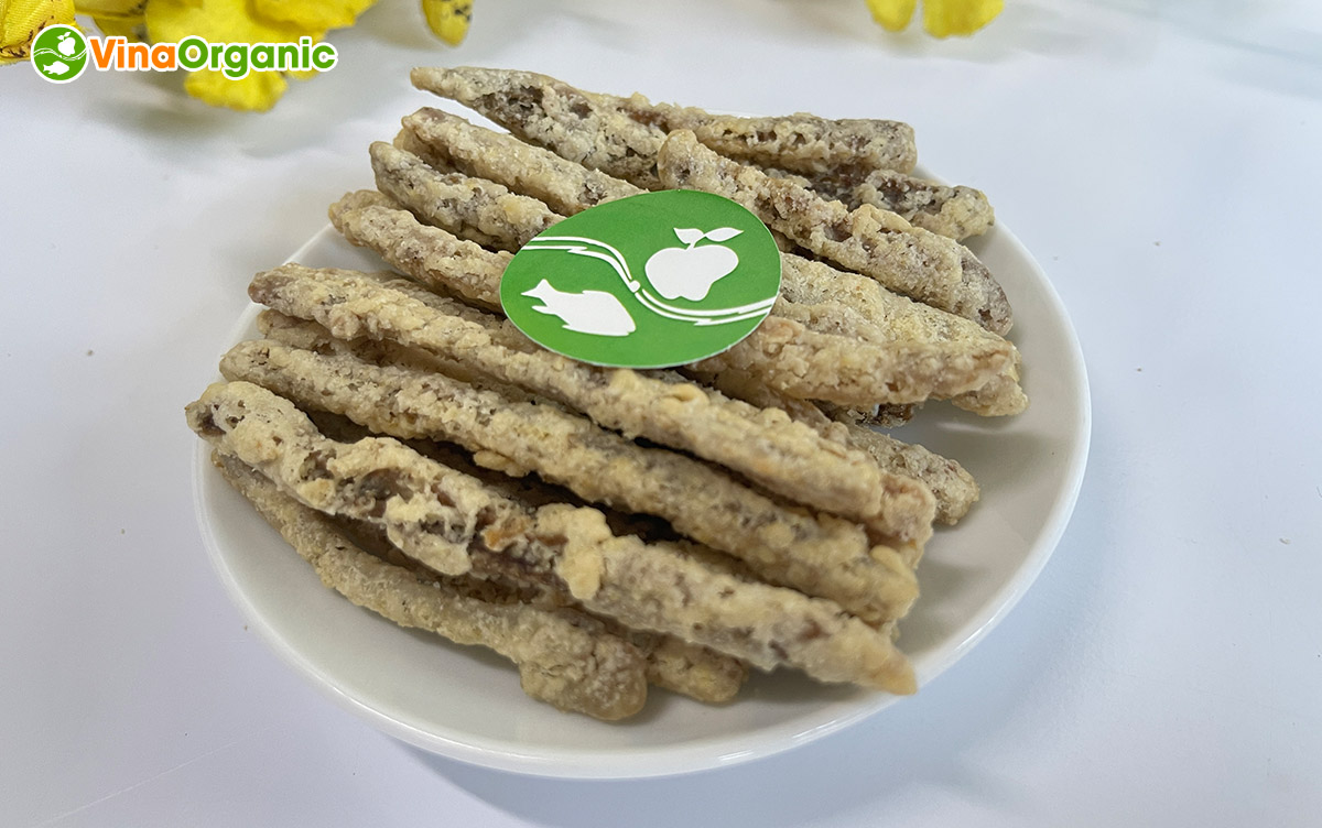 VinaOrganic chuyển giao công nghệ và máy thiết bị sản xuất xương lươn áo bột chiên chân không giòn rụm, thơm ngon. Gọi ngay hotline 0975299798 - 0938299798.