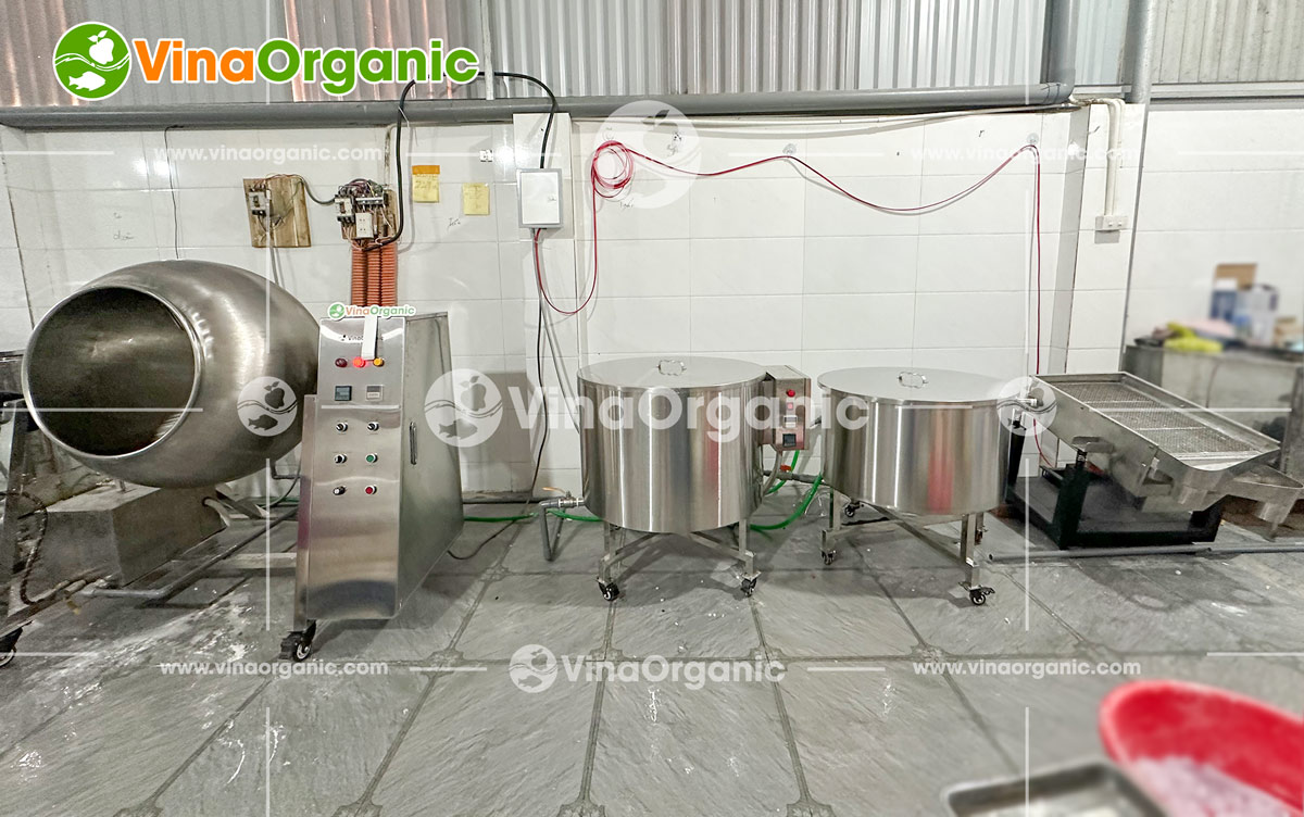 Khám phá quy trình VinaOrganic bàn giao dây chuyền sản xuất trân châu nhân dừa hiện đại tại Hải Dương. Liên hệ ngay để được tư vấn chi tiết!