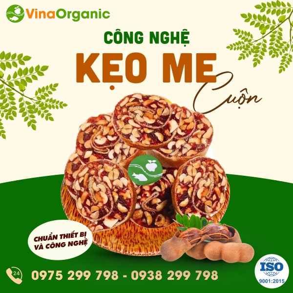 Chuyển giao công nghệ Kẹo me cuộn chua chua ngọt ngọt