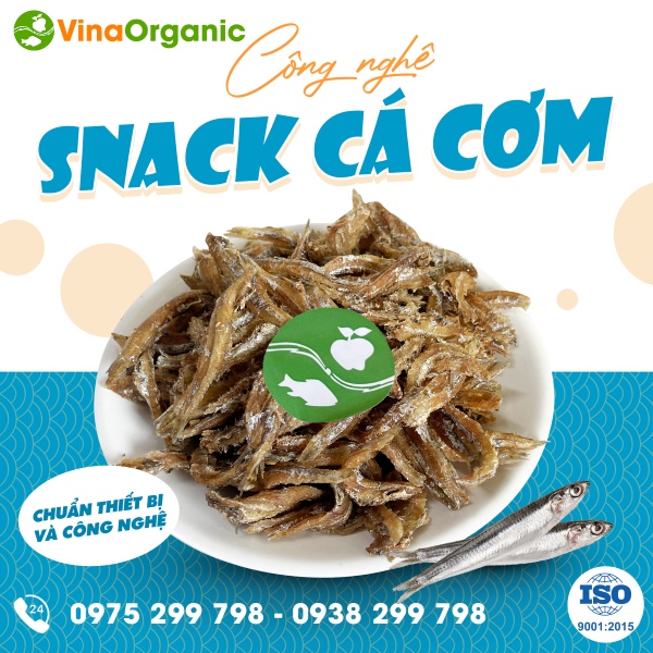 Chuyển giao công nghệ snack cá cơm giòn tan, thơm ngon