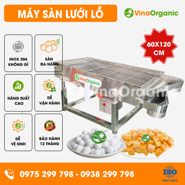 S612 - Máy sàn 60x120 lưới lỗ, sàn trân châu, sàn xoài viên
