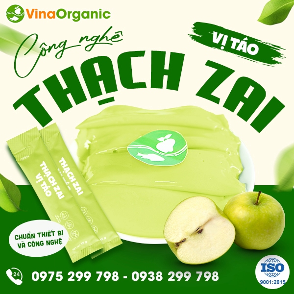 Chuyển giao công nghệ Thạch zai vị táo dai giòn tươi mát