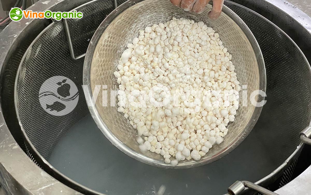 VinaOrganic sẵn sàng chuyển giao công nghệ trân châu phân mai tròn đều, không bị vỡ, béo ngậy từ phô mai. Liên hệ Hotline 0975299798 - 0938299798.