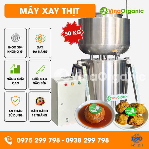 MXT50 - Máy xay thịt 50kg, xay thịt lươn, xay giò chả