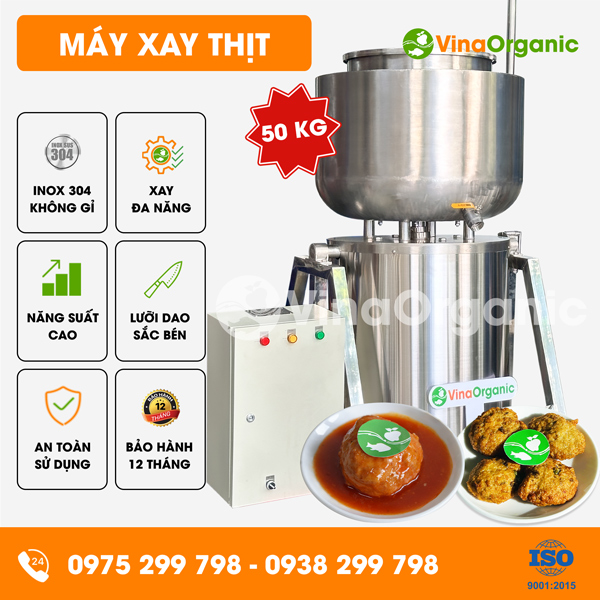 MXT50 - Máy xay thịt 50kg, xay thịt lươn, xay giò chả