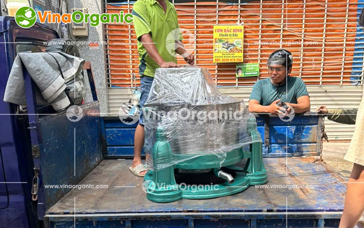 VinaOrganic bàn giao lắp đặt máy ly tâm 20-30kg tại Thành phố Hồ Chí Minh. Liên hệ tư vấn: 0938 299798 - 0975 299798
