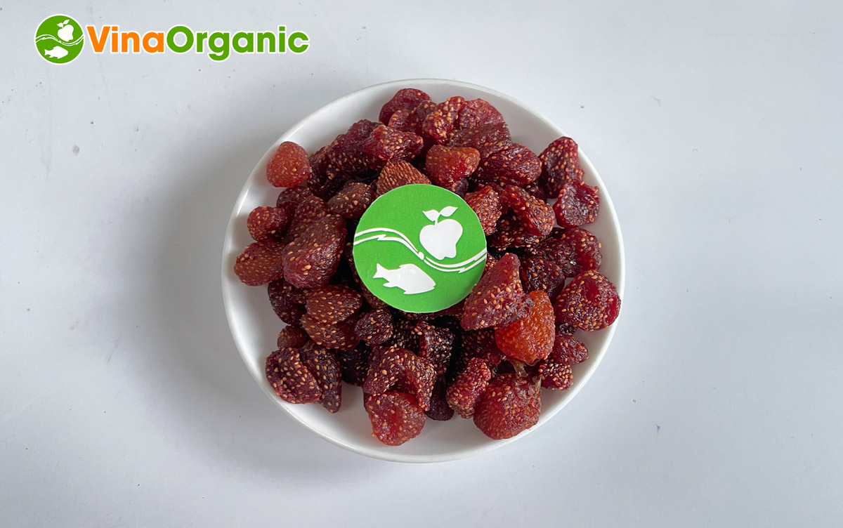 VinaOrganic chuyển giao công nghệ sản xuất dâu tây sấy dẻo chua ngọt tự nhiên. Liên hệ ngay Hotline 0938299798 – 0975299798.