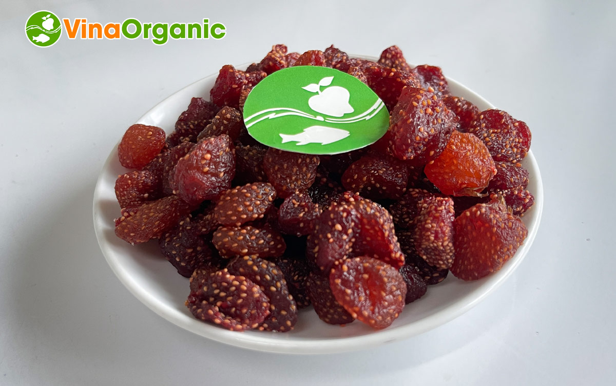 VinaOrganic chuyển giao công nghệ sản xuất dâu tây sấy dẻo chua ngọt tự nhiên. Liên hệ ngay Hotline 0938299798 – 0975299798.