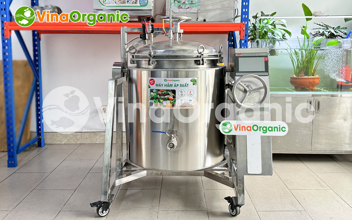 HAS100 - Máy hầm áp suất 100L, hầm xương, hầm nước cốt phở nhanh chóng, chất lượng. Liên hệ Hotline/Zalo ngay: 0975 299798 - 0938 299798.