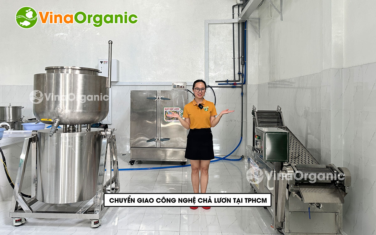 VinaOrganic cung cấp dây chuyền sản xuất chả lươn dai giòn thơm ngon, hấp dẫn. Liên hệ Hotline/Zalo 0975299798 - 0938299798.