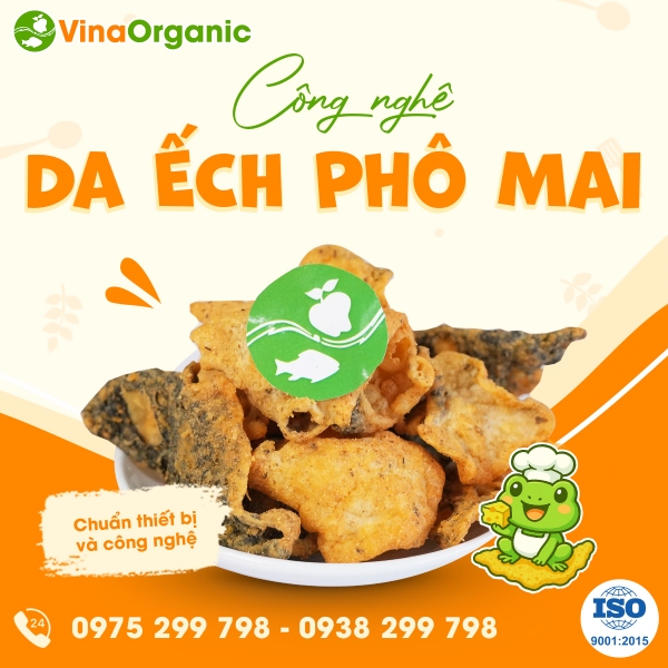 Chuyển giao công nghệ Da ếch rắc phô mai giòn ngon, hấp dẫn
