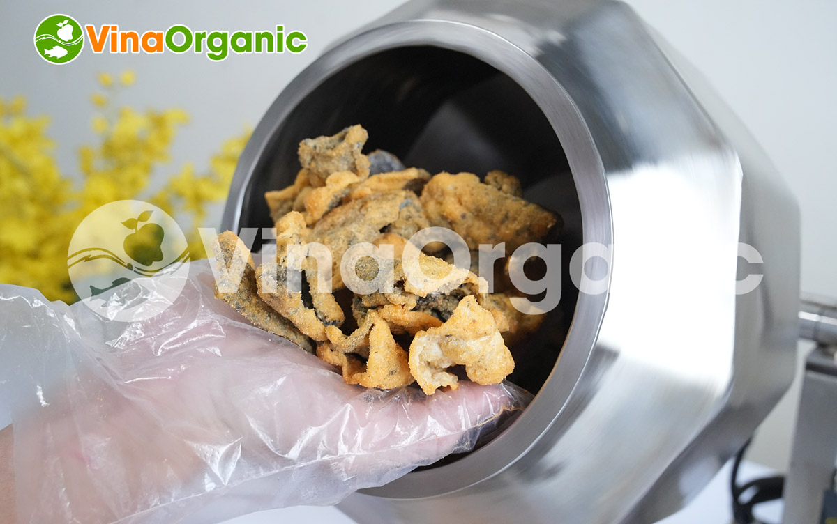 VinaOrganic chuyển giao công nghệ da ếch trứng muối thơm ngon, giòn tan khi ăn, bảo quản lâu dài. Liên hệ ngay Hotline/Zalo 0975299798 – 0938299798.