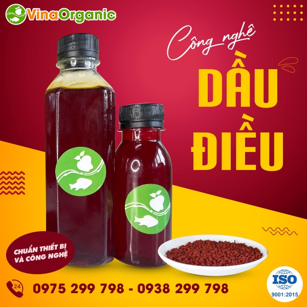 Chuyển giao công nghệ Dầu màu điều chuẩn màu, không đắng, bảo quản lâu dài
