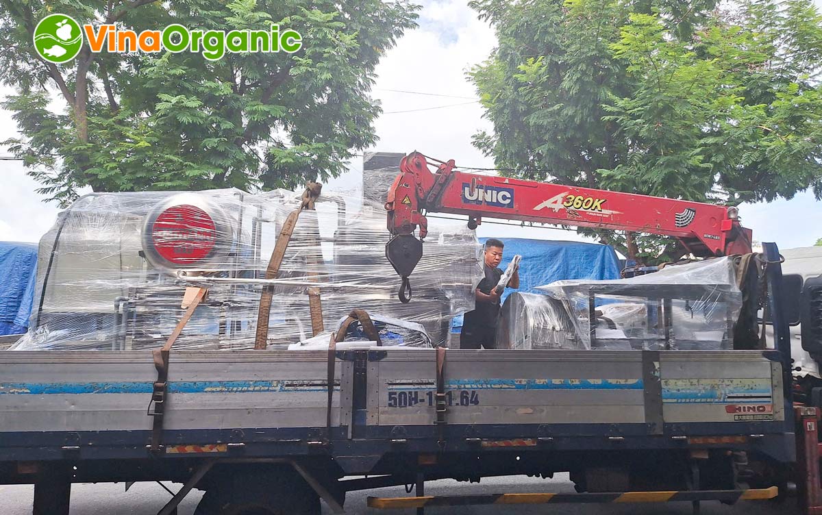 VinaOrganic bàn giao dây chuyền chuối chiên chân không tại Bình Dương, nâng tầm nông sản Việt, mở rộng thị trường. Tư vấn 0975.299798.