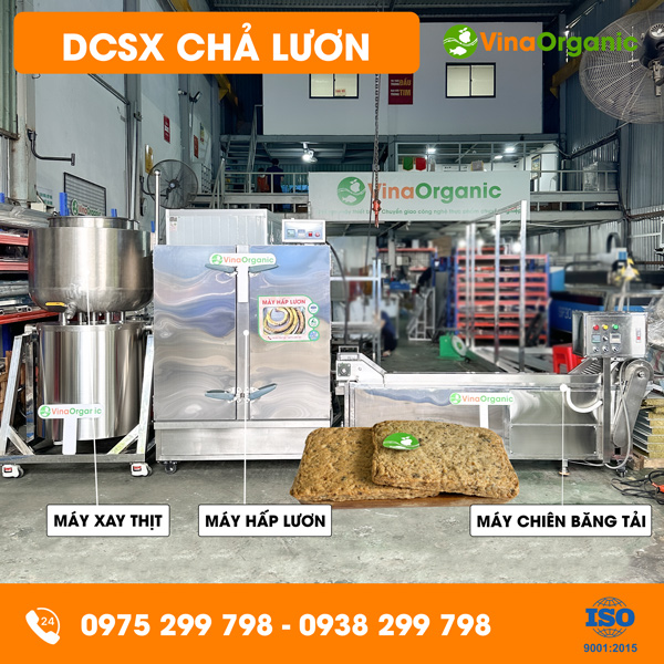 Dây chuyền sản xuất chả lươn dai giòn, thơm ngon