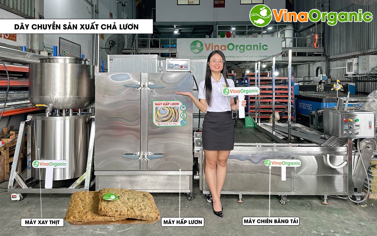 VinaOrganic cung cấp dây chuyền sản xuất chả lươn dai giòn thơm ngon, hấp dẫn. Liên hệ Hotline/Zalo 0975299798 - 0938299798.