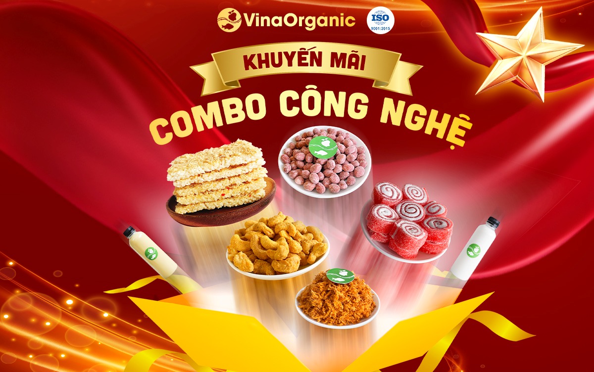 VinaOrganic “chiêu đãi” khách hàng bằng loạt deal nóng hổi, cực hấp dẫn. Hãy nắm lấy cơ hội để nhận ngàn ưu đãi trong tháng 9 này!