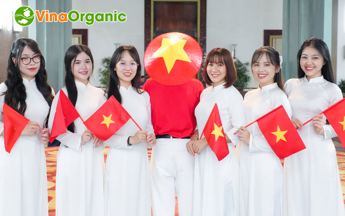Tập thể cán bộ nhân viên VinaOrganic đã cùng nhau hưởng ứng lễ 2/9 với nhiều hoạt động ý nghĩa vào những ngày thu lịch sử.