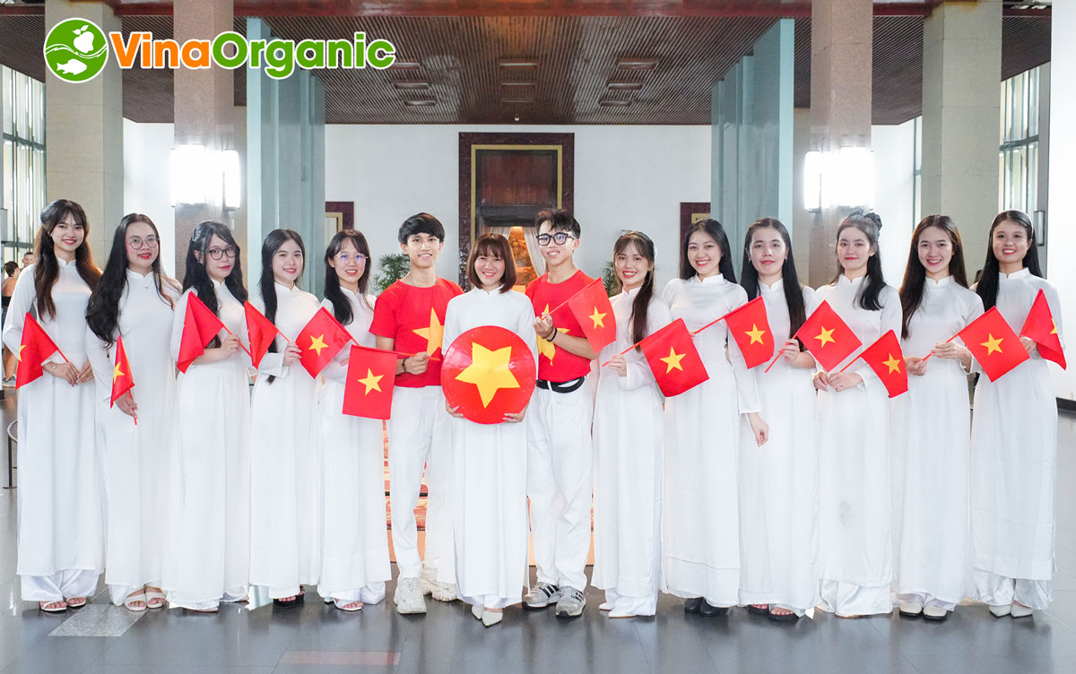 Tập thể cán bộ nhân viên VinaOrganic đã cùng nhau hưởng ứng lễ 2/9 với nhiều hoạt động ý nghĩa vào những ngày thu lịch sử.