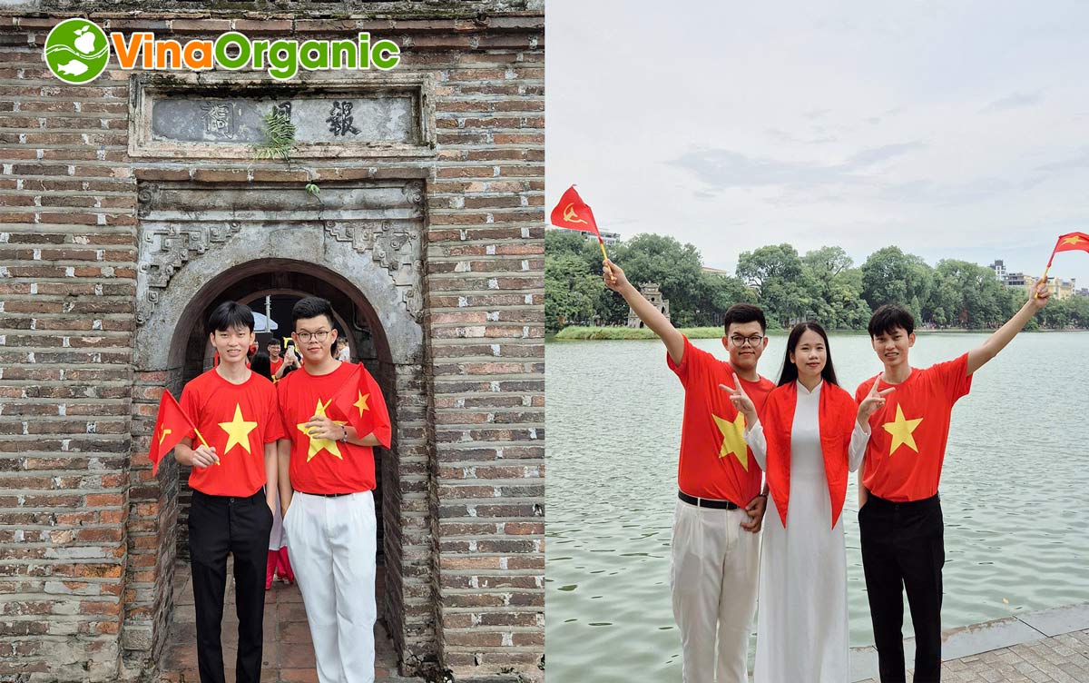 Tập thể cán bộ nhân viên VinaOrganic đã cùng nhau hưởng ứng lễ 2/9 với nhiều hoạt động ý nghĩa vào những ngày thu lịch sử.