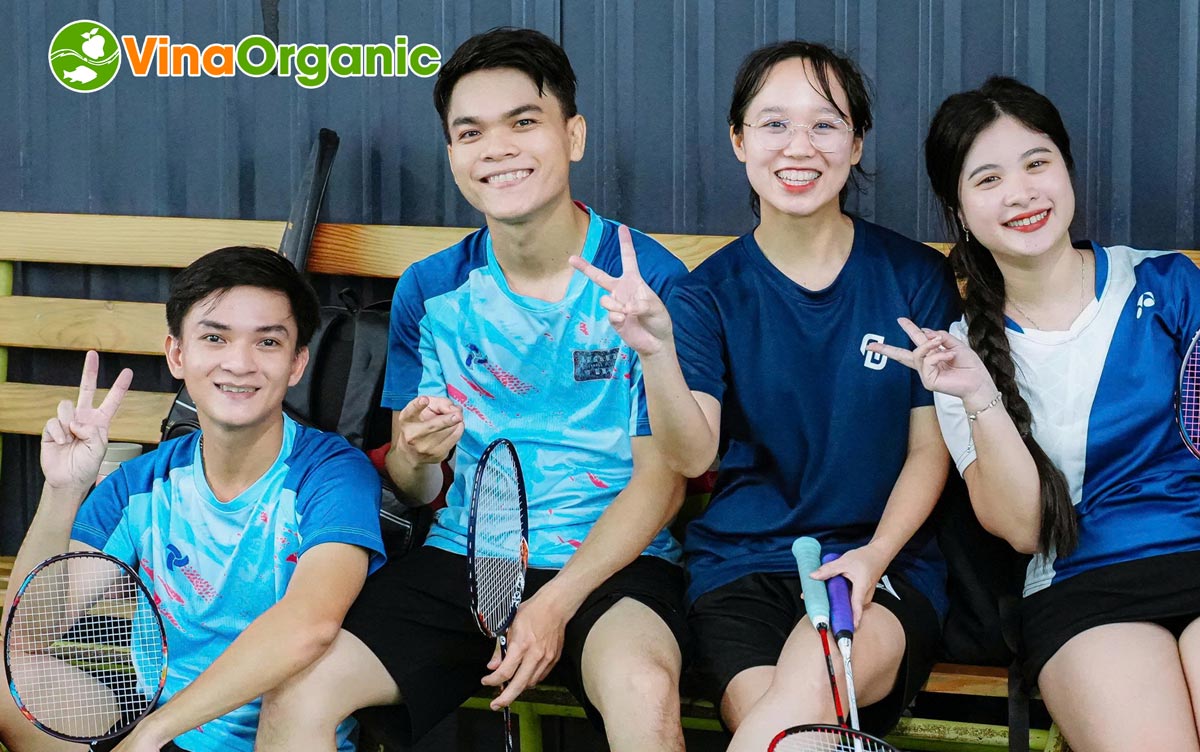 VinaOrganic đã tổ chức thành công giải Cầu lông đôi nam – đôi nữ trong khuôn khổ Chuỗi Hội thao năm 2025 lần 1!