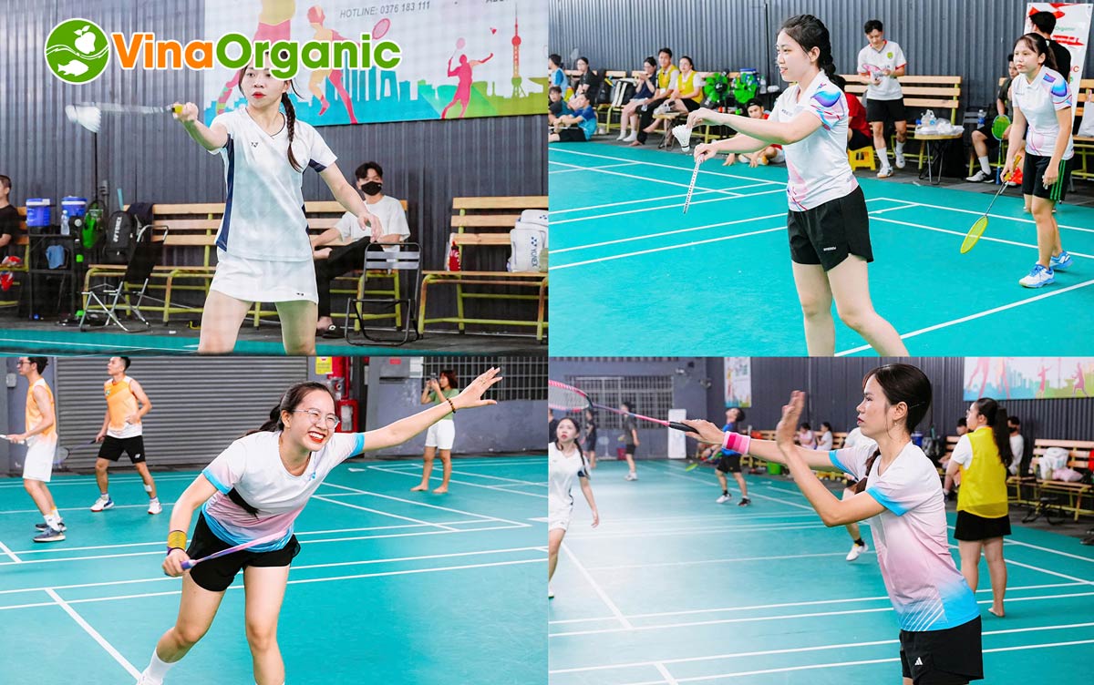VinaOrganic đã tổ chức thành công giải Cầu lông đôi nam – đôi nữ trong khuôn khổ Chuỗi Hội thao năm 2025 lần 1!