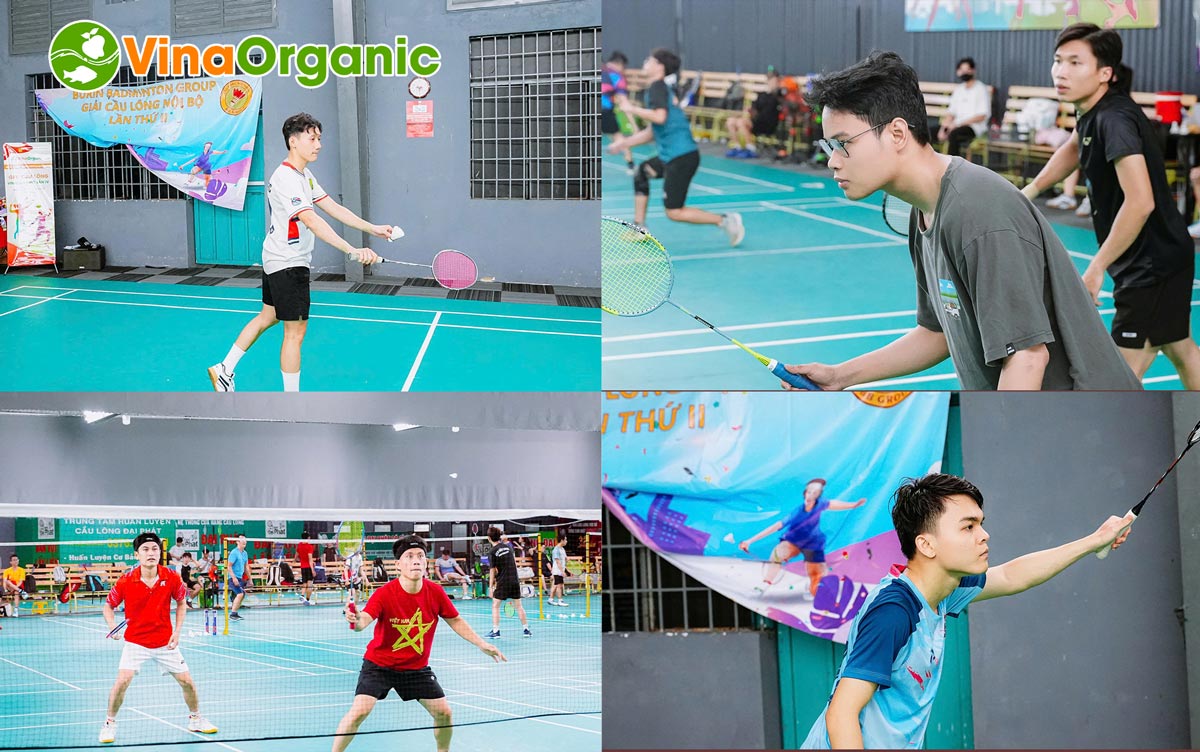 VinaOrganic đã tổ chức thành công giải Cầu lông đôi nam – đôi nữ trong khuôn khổ Chuỗi Hội thao năm 2025 lần 1!
