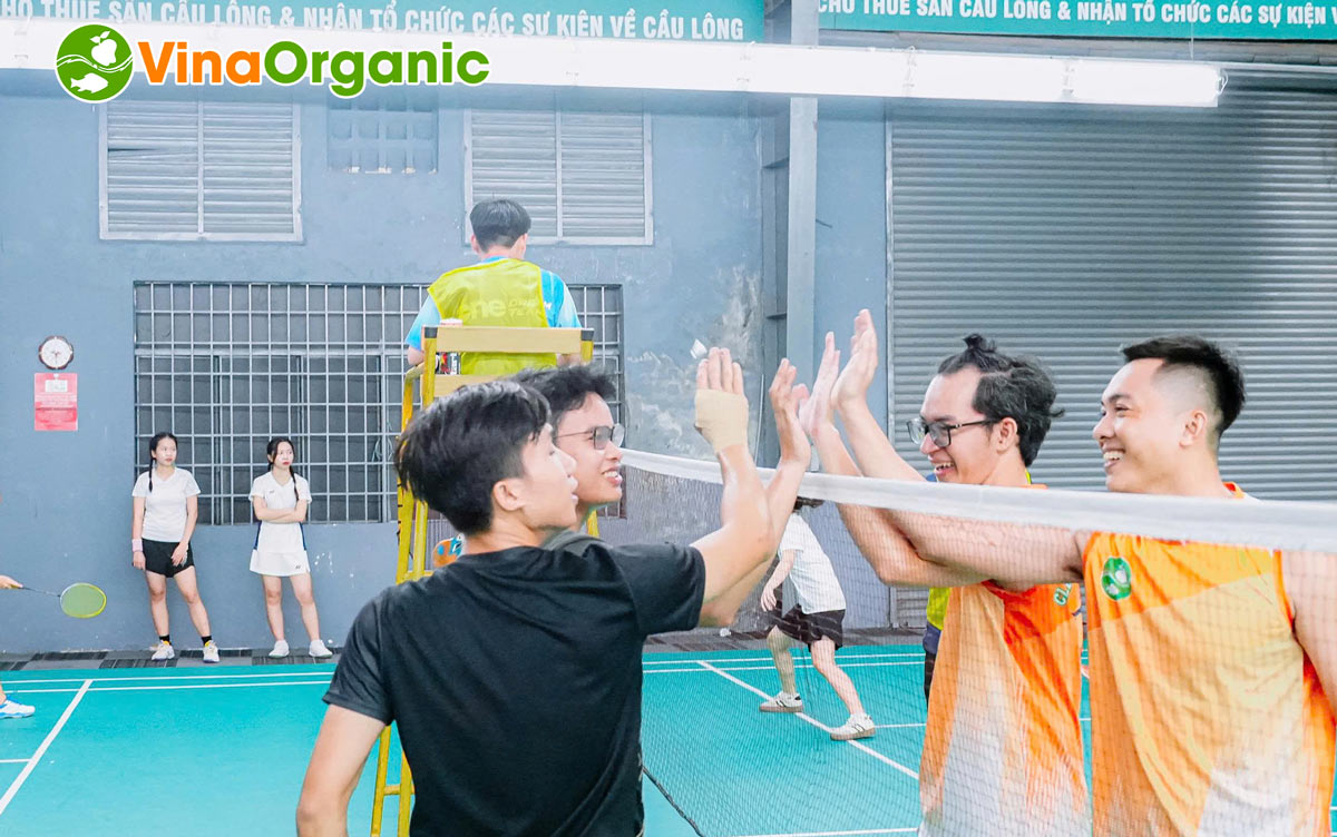VinaOrganic đã tổ chức thành công giải Cầu lông đôi nam – đôi nữ trong khuôn khổ Chuỗi Hội thao năm 2025 lần 1!