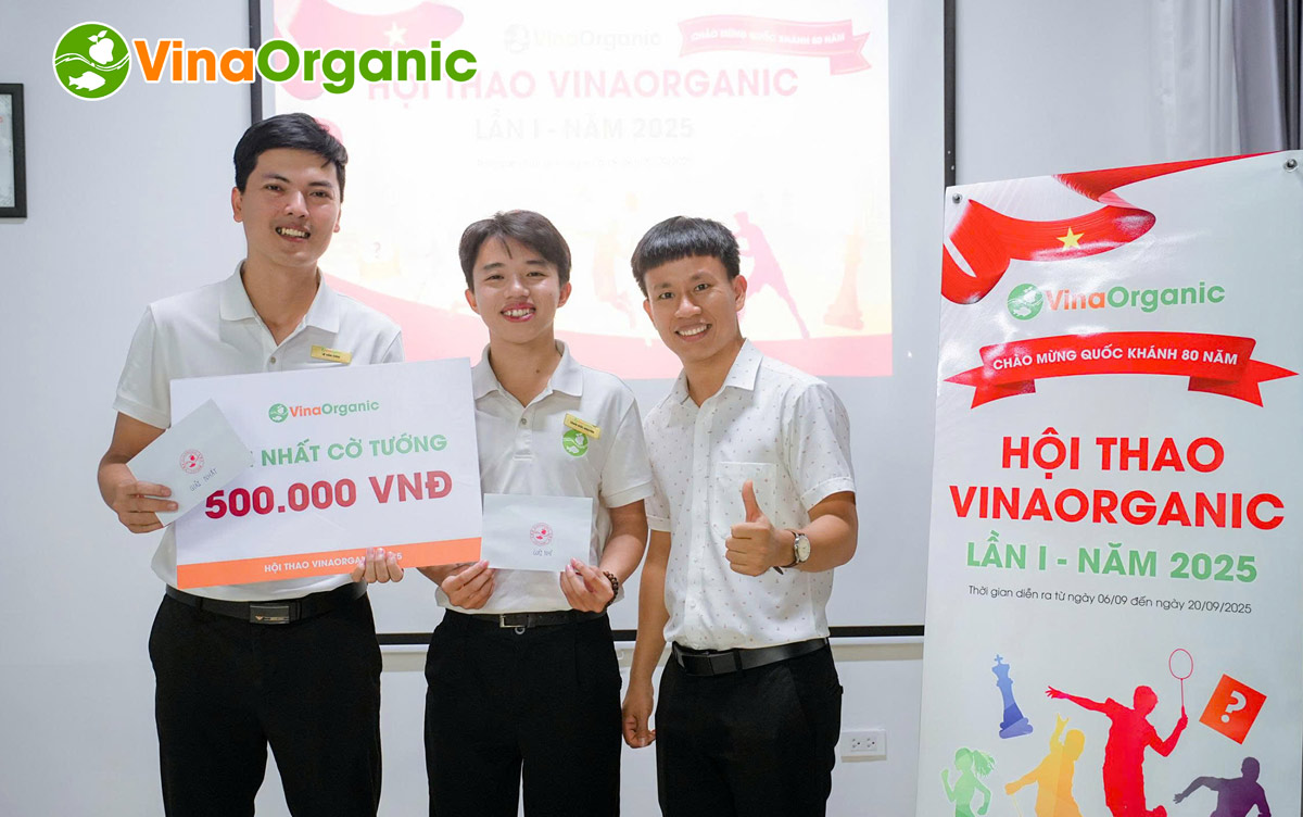 VinaOrganic đã tổ chức thành công giải cờ tướng trong chuỗi hội thao năm 2025. Hãy cùng VinaOrganic nhìn lại các hình ảnh vừa qua nhé!