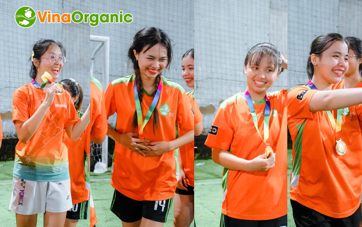 Khép lại Giải bóng đá Nam & Nữ - Hội Thao VinaOrganic 2025, đầy sôi động và nhiệt huyết khi có sự tham gia tất cả CBNV ở các phòng ban