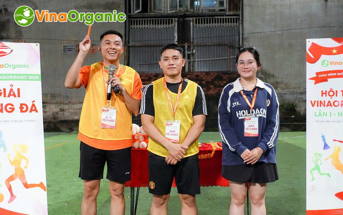 Khép lại Giải bóng đá Nam & Nữ - Hội Thao VinaOrganic 2025, đầy sôi động và nhiệt huyết khi có sự tham gia tất cả CBNV ở các phòng ban
