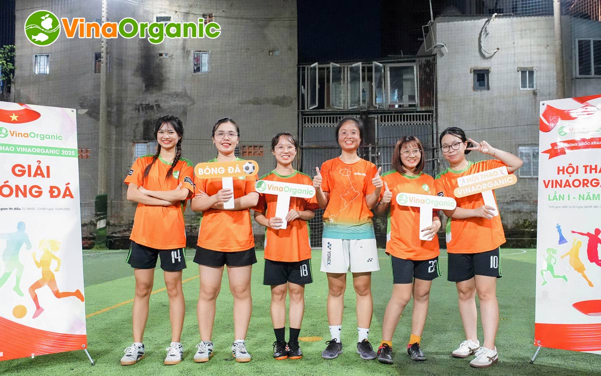 Khép lại Giải bóng đá Nam & Nữ - Hội Thao VinaOrganic 2025, đầy sôi động và nhiệt huyết khi có sự tham gia tất cả CBNV ở các phòng ban