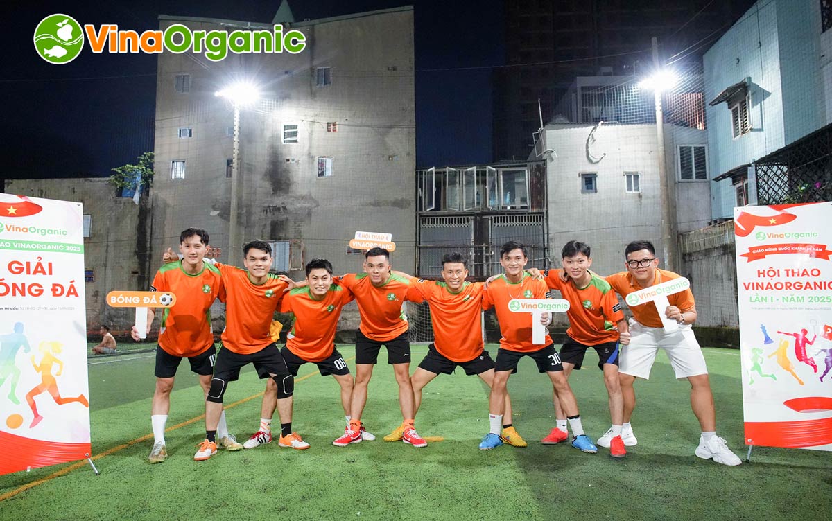 Khép lại Giải bóng đá Nam & Nữ - Hội Thao VinaOrganic 2025, đầy sôi động và nhiệt huyết khi có sự tham gia tất cả CBNV ở các phòng ban