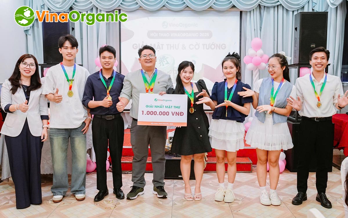 Vừa qua đã khép lại một không khí ấm cúng và đầy ý nghĩa tại buổi lễ bế mạc Hội thao VinaOrganic 2025 lần 1, đánh dấu một mùa giải thành công