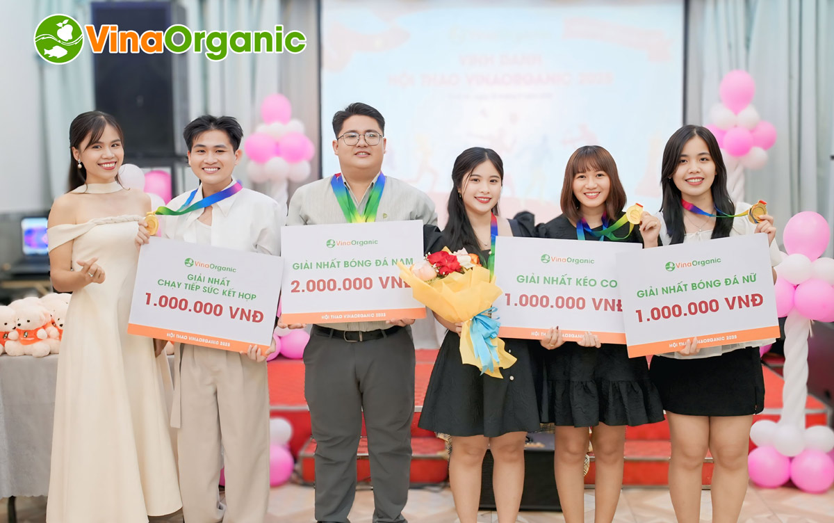 Vừa qua đã khép lại một không khí ấm cúng và đầy ý nghĩa tại buổi lễ bế mạc Hội thao VinaOrganic 2025 lần 1, đánh dấu một mùa giải thành công