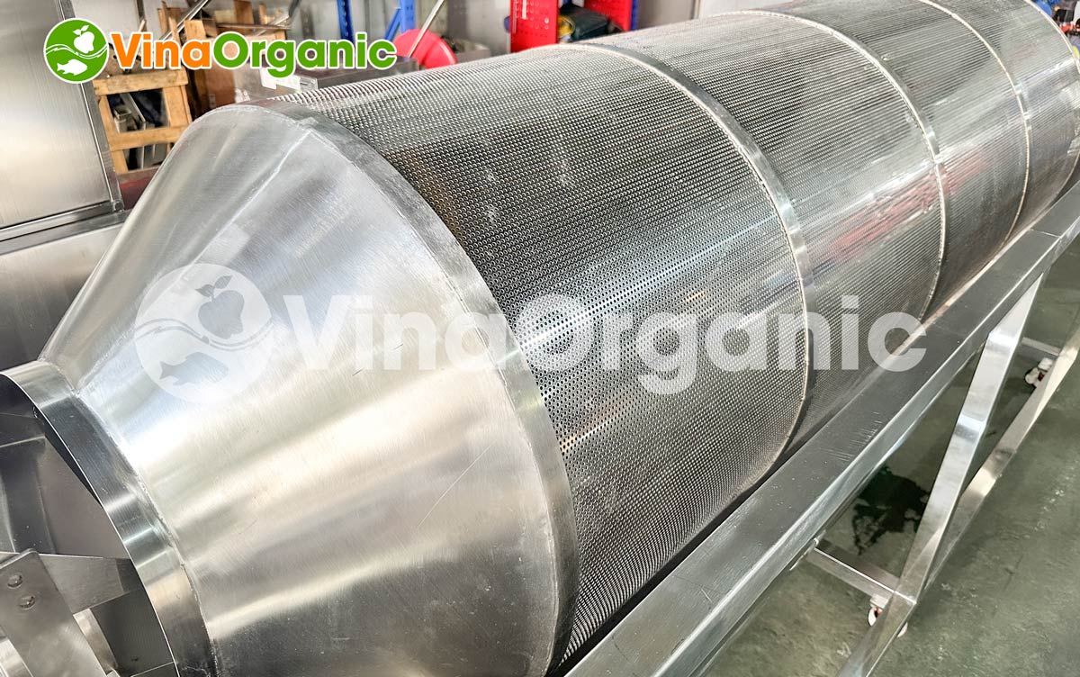 RBT300X - Máy rửa dược liệu dạng lồng xoay, rửa nông sản, thủy sản nhanh chóng, chất lượng. Liên hệ Hotline/Zalo 0975299798 – 0938299798.
