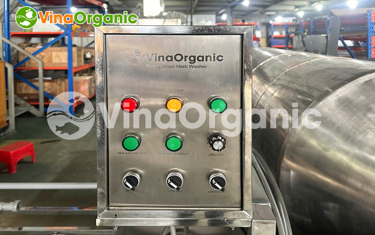 RBT300X - Máy rửa dược liệu dạng lồng xoay, rửa nông sản, thủy sản nhanh chóng, chất lượng. Liên hệ Hotline/Zalo 0975299798 – 0938299798.