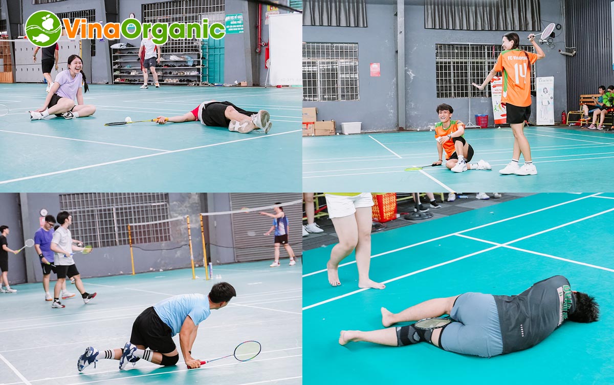 Để hoàn thành chuỗi Hội Thao VinaOrganic, toàn thể CBNV tiếp tục đến với môn thi cuối - Giải cầu lông Đôi nam nữ.