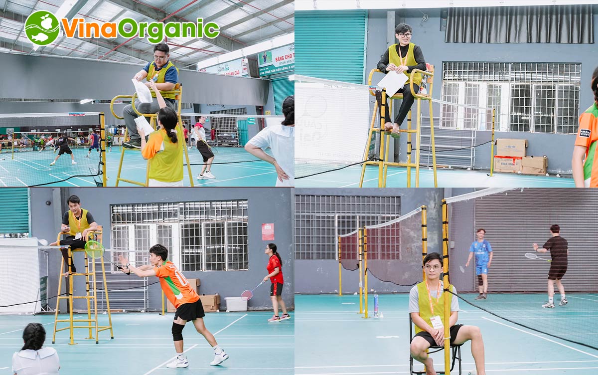 Để hoàn thành chuỗi Hội Thao VinaOrganic, toàn thể CBNV tiếp tục đến với môn thi cuối - Giải cầu lông Đôi nam nữ.