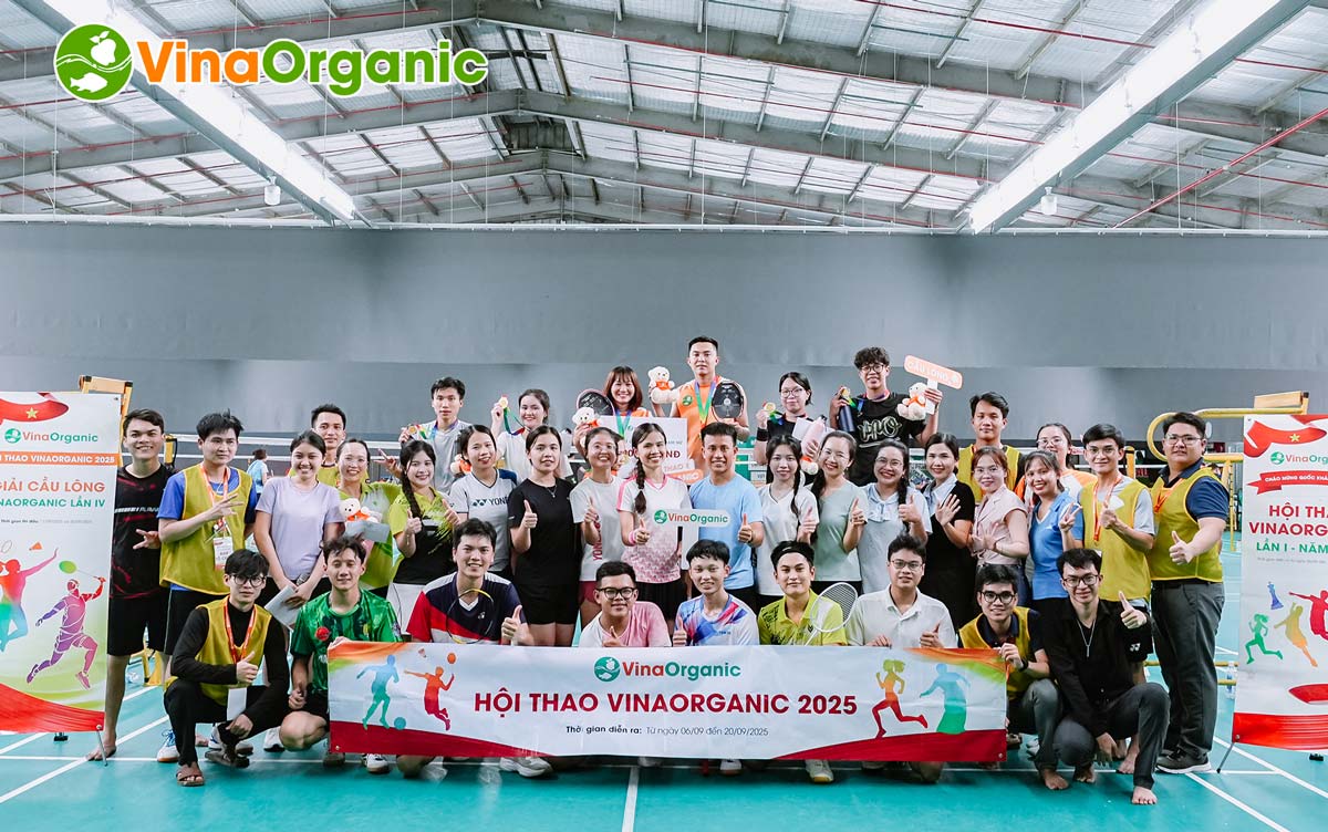 Để hoàn thành chuỗi Hội Thao VinaOrganic, toàn thể CBNV tiếp tục đến với môn thi cuối - Giải cầu lông Đôi nam nữ.